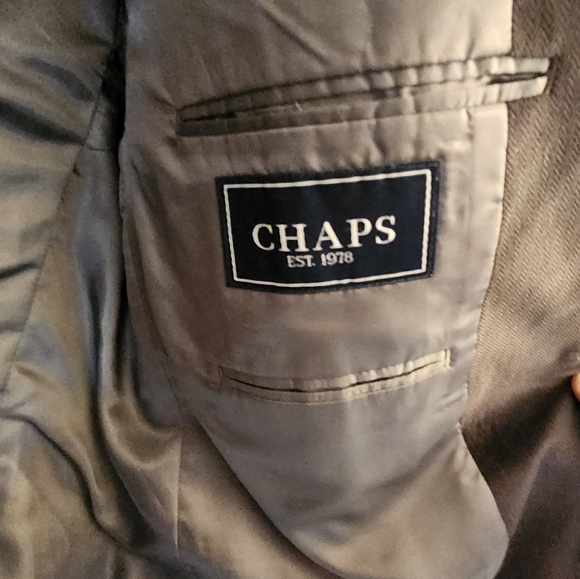 Chaps Gray Sportcoat 42R - Picture 3 of 3